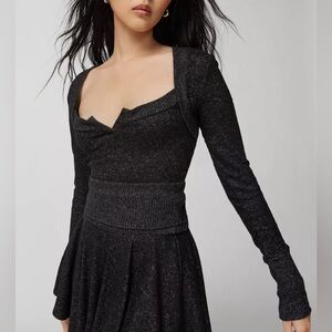 NWOT UO Out From Under Tate Cozy Layered Top